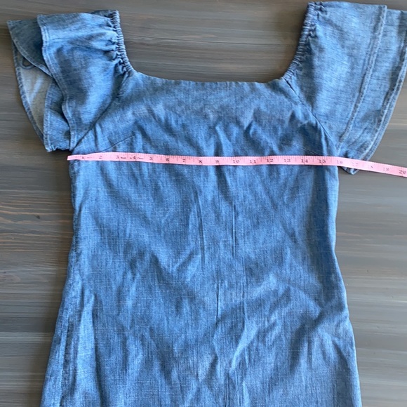 Alice + Olivia "Tula" chambray minidress XS - Picture 12 of 14